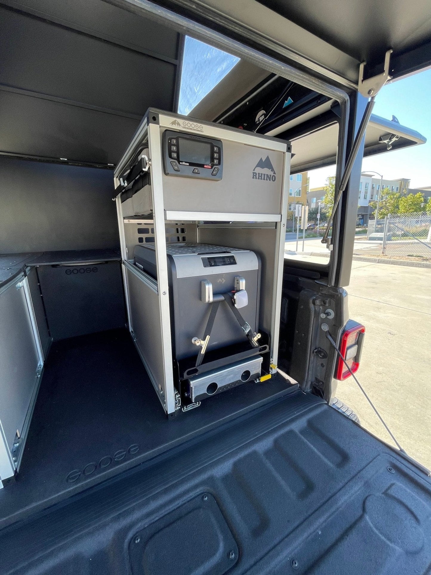 Goose Gear Camper System - Midsize Truck and Full Size Truck - Rear Passenger Side CampKitchen Module