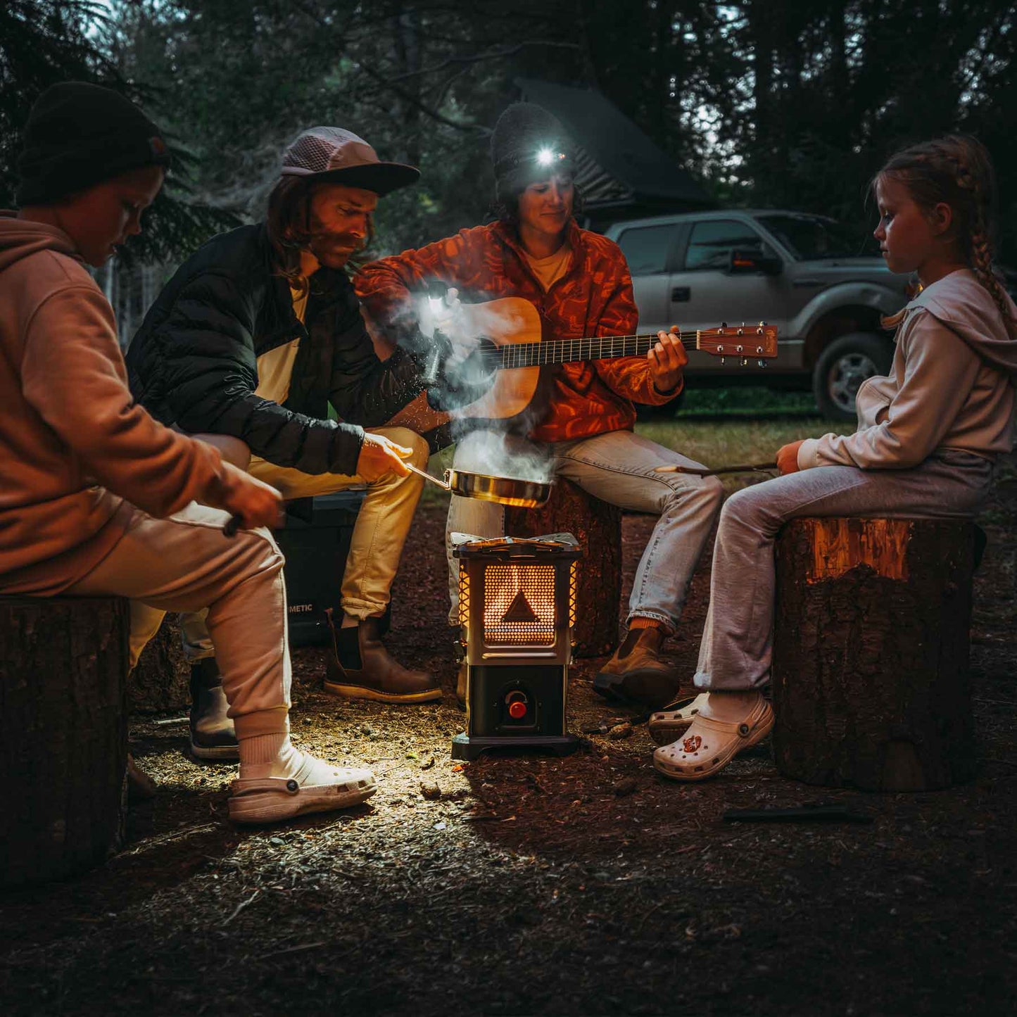 Skullet Portable Deluxe Heater Stove Cook Set