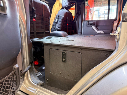 Jeep - Wrangler - 2007-2018 - JKU - 4 Door - Explore Series - Seat Delete Plate System - Second Row - Module Based - 8" Module
