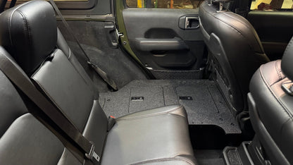 Jeep Wrangler 2024-Present JLU 4 Door - Second Row Seat Delete Plate System - V2