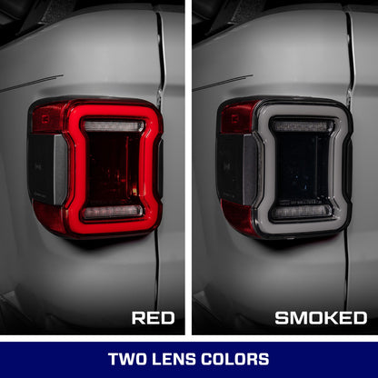 2020-2026 Jeep Gladiator LED Tail Lights Red (pair)
