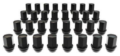 AEV Black Lugnut Kit 32 Piece 14x1.5 OE Style 7/8 Hex 1.78