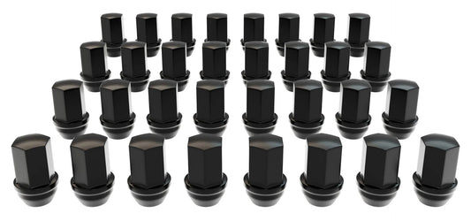 AEV Black Lugnut Kit 32 Piece 14x1.5 OE Style 7/8 Hex 1.78