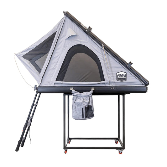 CVT MT. HOOD ALUMINUM HARDSHELL ROOFTOP TENT W/ IRONMAN 90DEGREE AWNING AND AWNING ROOM- LOCAL PICKUP ONLY