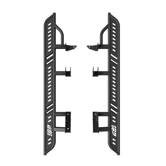 3rd Gen Nissan Frontier Rock Sliders | 2022-2025 - Powder Coated Black