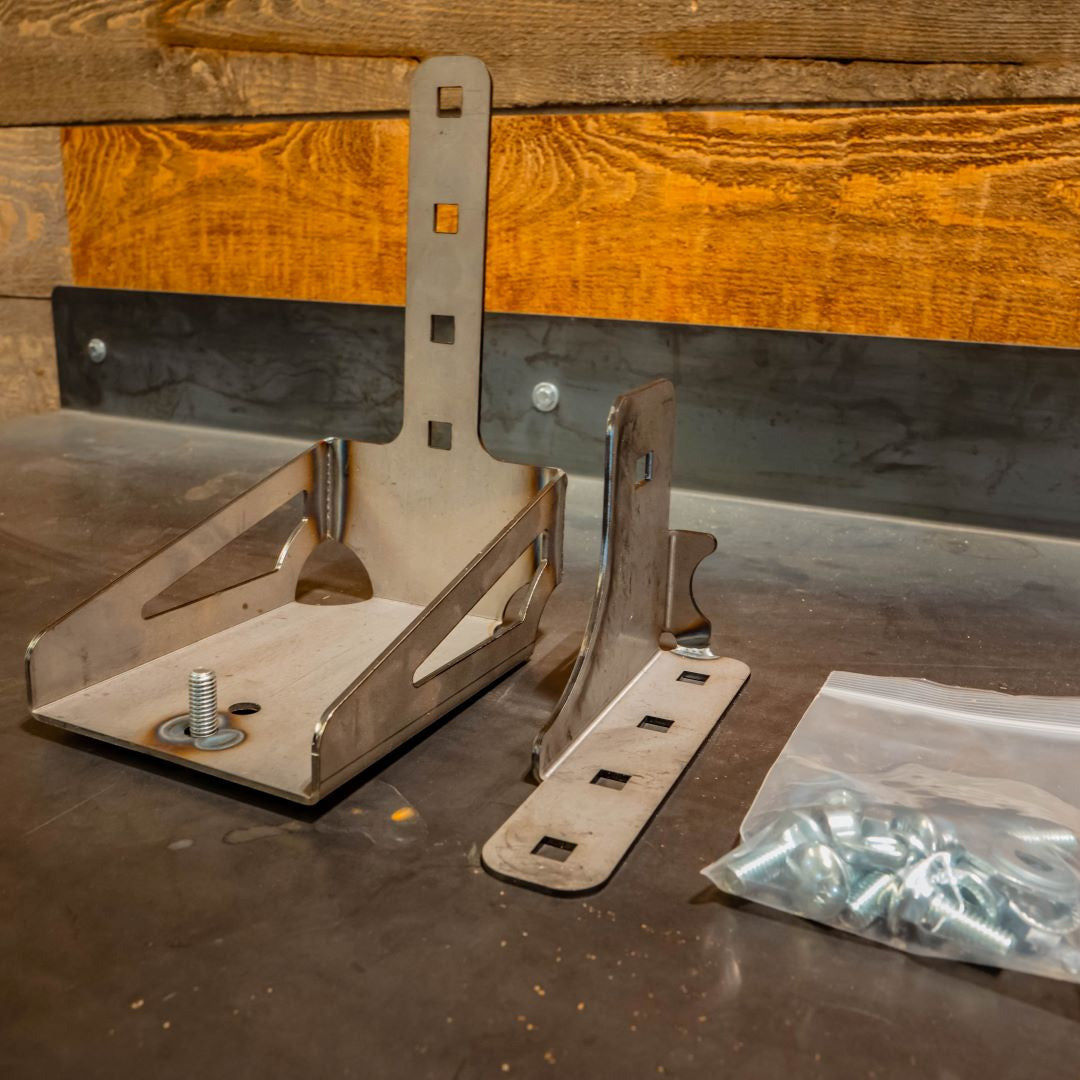 Vertical Hi-Lift Bracket | Hammer Black Powder Coat