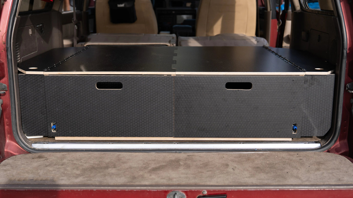 Land Cruiser 80 Series Dual Drawer Pre-Cut Kit! - 2 options