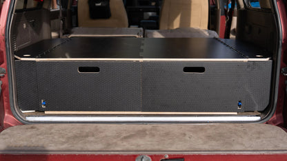 Land Cruiser 80 Series Dual Drawer Pre-Cut Kit! - 2 options