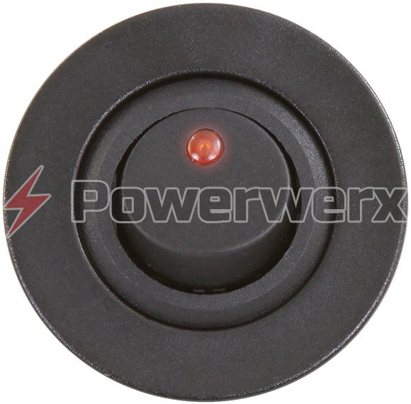Powerwerx Panel Mount Red Switch for 12V Systems