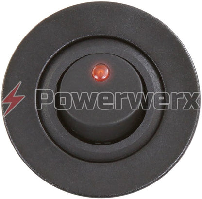 Powerwerx Panel Mount Red Switch for 12V Systems
