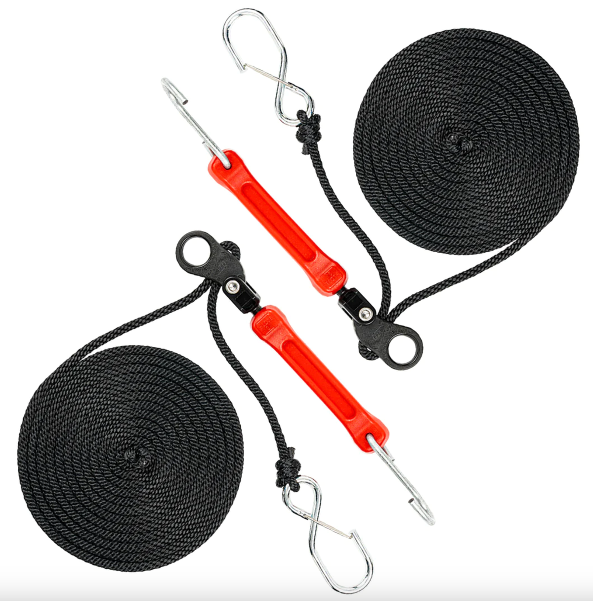 Perfect Tie Down - 12' Rope Lock Tie Down w/Bungee - Red - 2 Pack ...
