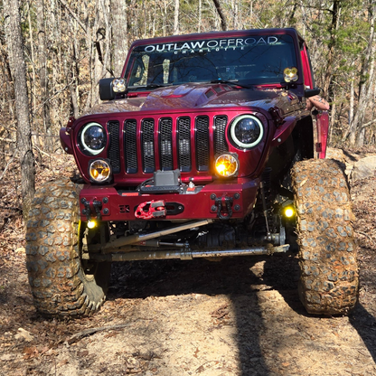 Gauntlet Front Bumper w/Winch Plate for Jeep JL/JT  (2018+)