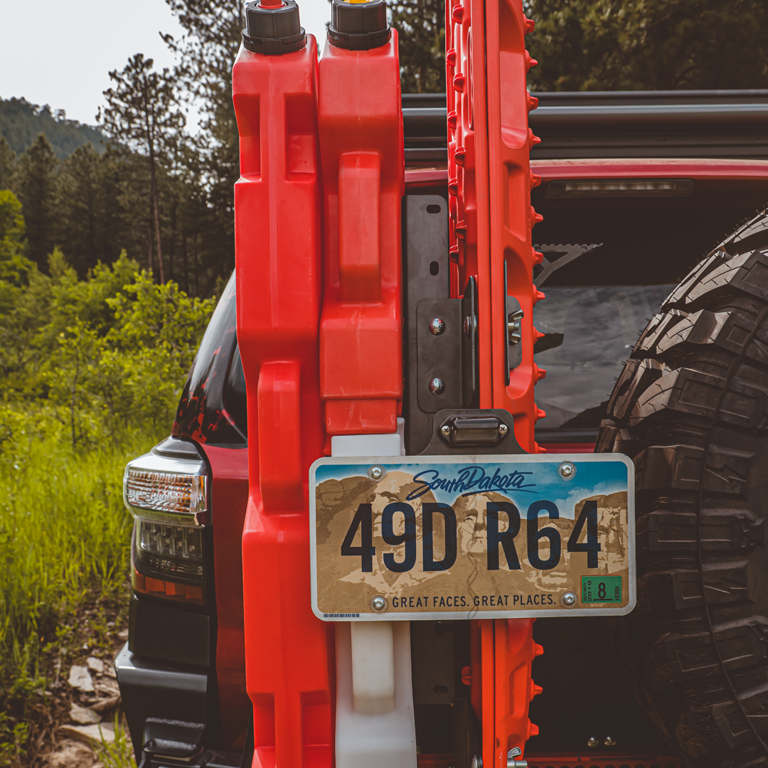 Rotopax / Maxtrax Mount (4Runner Rear Bumper) | Hammer Black Powder Coat