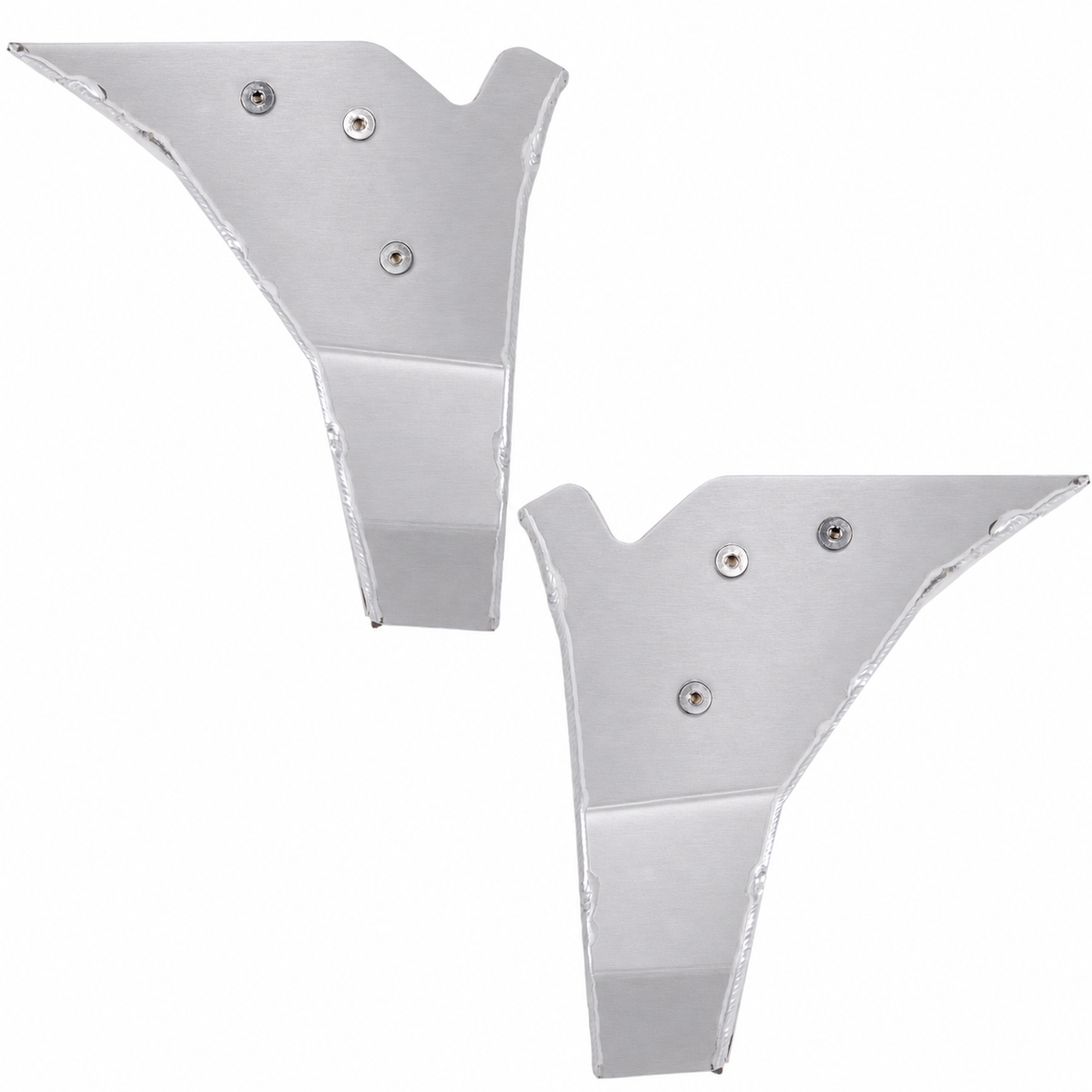 Front Lower Control Arm Skid Plates - Fits 2018-2026 Subaru Crosstrek & Wilderness