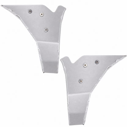 Front Lower Control Arm Skid Plates - Fits 2018-2026 Subaru Crosstrek & Wilderness