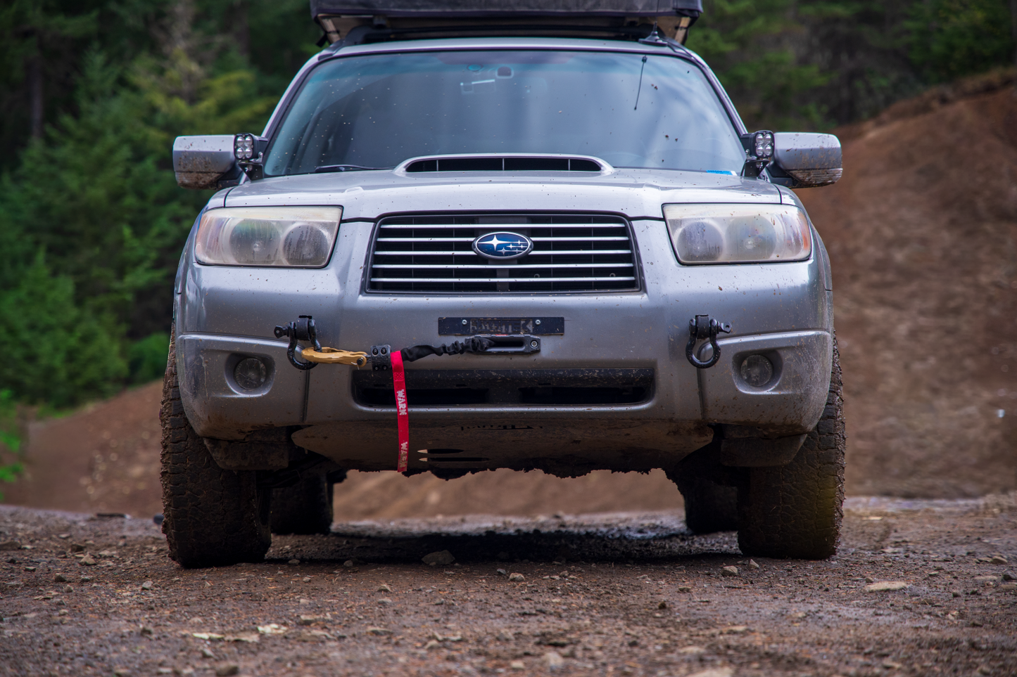 Hidden Winch Mount Bumper System - Fits 2003-2008 Subaru Forester