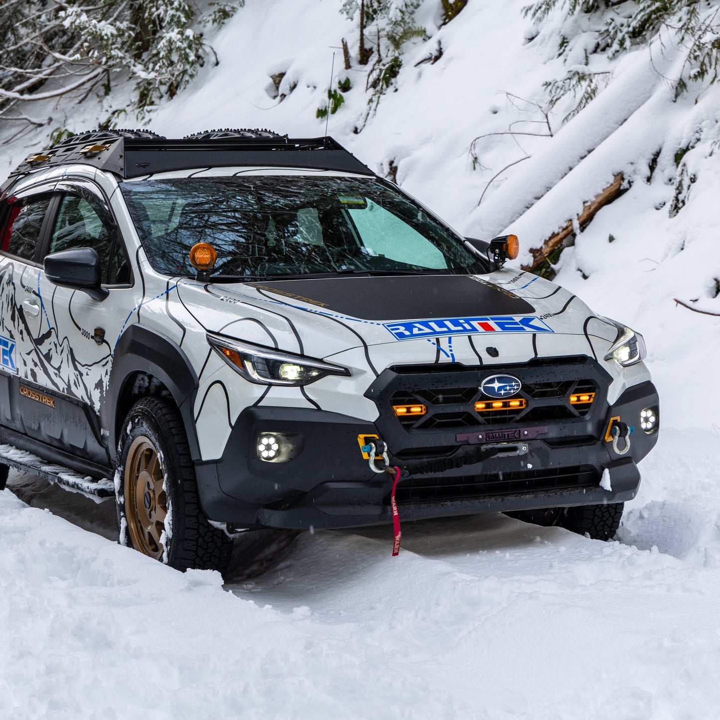 Hidden Winch Mount - Fits 2024-2026 Subaru Crosstrek Wilderness