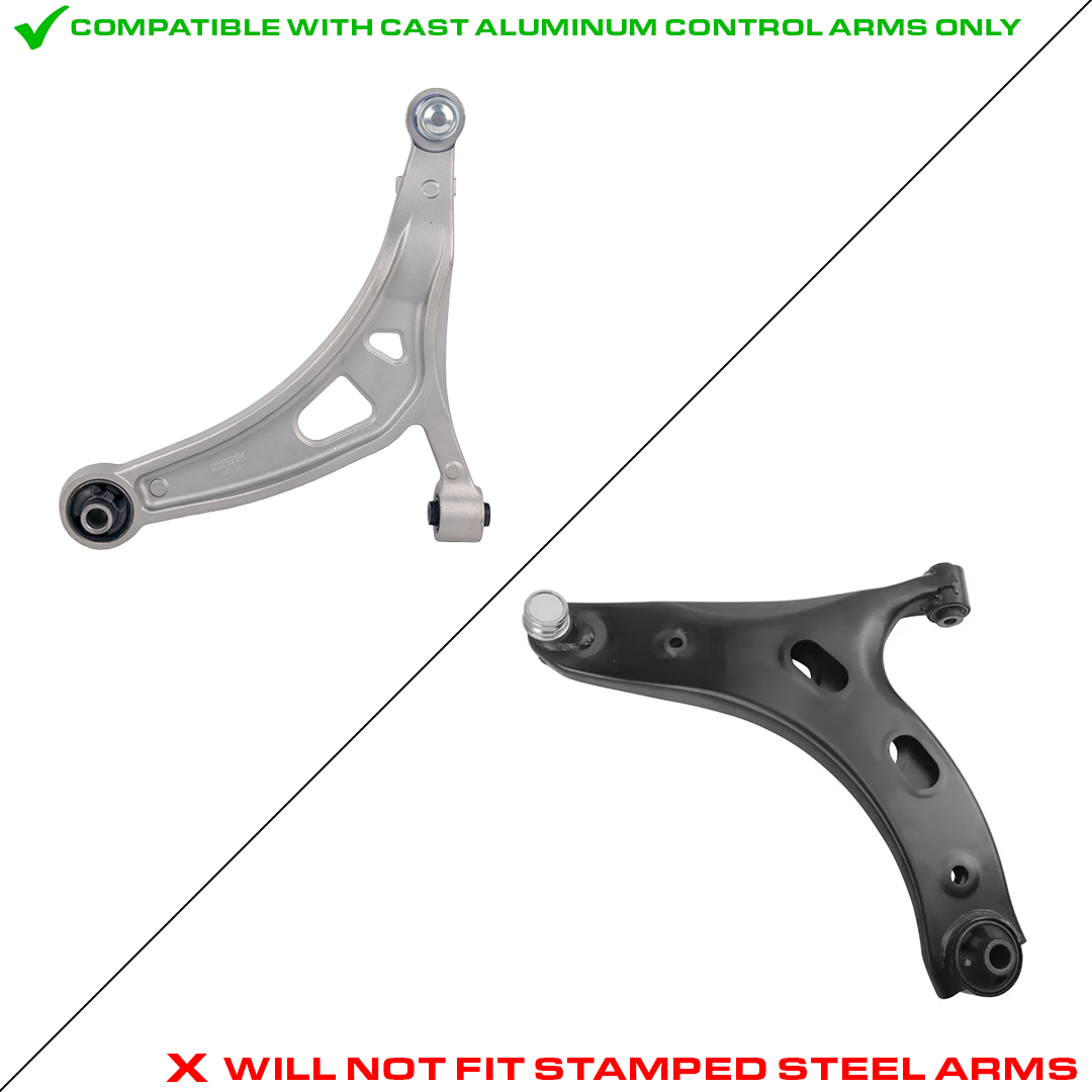 Front Lower Control Arm Skid Plates - Fits 2020-2025 Subaru Outback & Wilderness