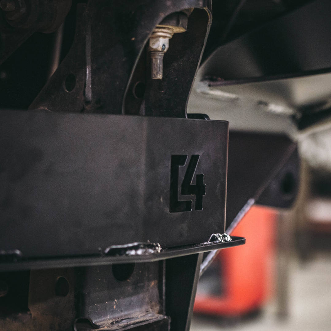 Tacoma Front Bumper Frame Support Brackets / 2nd & 3rd Gen / 2005-2024 | Hammer Black Powder Coat