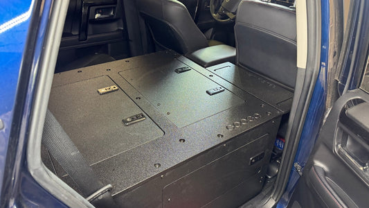 Toyota - 4Runner - 2010-2024 - 5th Gen - Standard - Explore Series - Seat Delete Plate System - Second Row - V2 - 10" Module Based