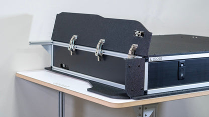 Toyota Land Cruiser 1991-1997 80 Series - Side x Side Drawer Module with Fitted Top Plate - 43-3/8" W x 8" H x 40" D