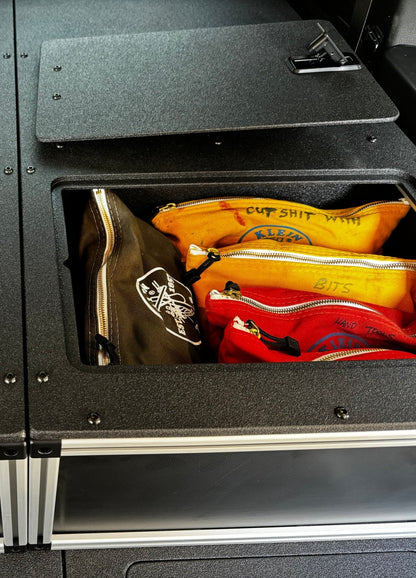 Toyota - Sequoia - 2023-Present - 3rd Gen - Explore Series - Single Drawer - 19-3/16" Width x 38" Deep x 10" High - Drawer Module with Short Drawer 20" and Storage Space Behind Drawer