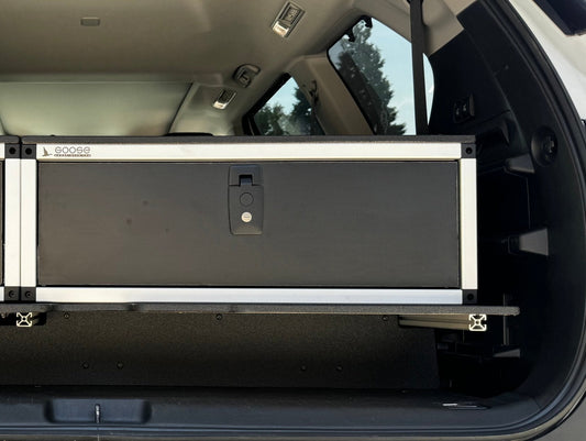 Toyota - Sequoia - 2023-Present - 3rd Gen - Explore Series - Single Drawer - 28-3/16" Width x 38" Deep x 10" High - Drawer Module with Short Drawer 20" and Storage Space Behind