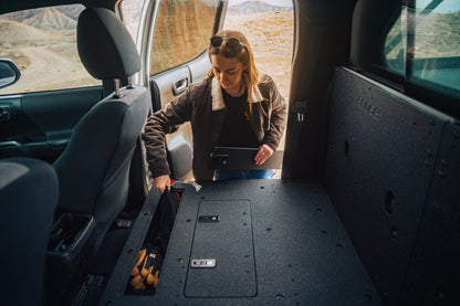 Toyota Tacoma 2005-2023 2nd and 3rd Gen Double Cab Version 2 - Second Row Seat Delete Plate System