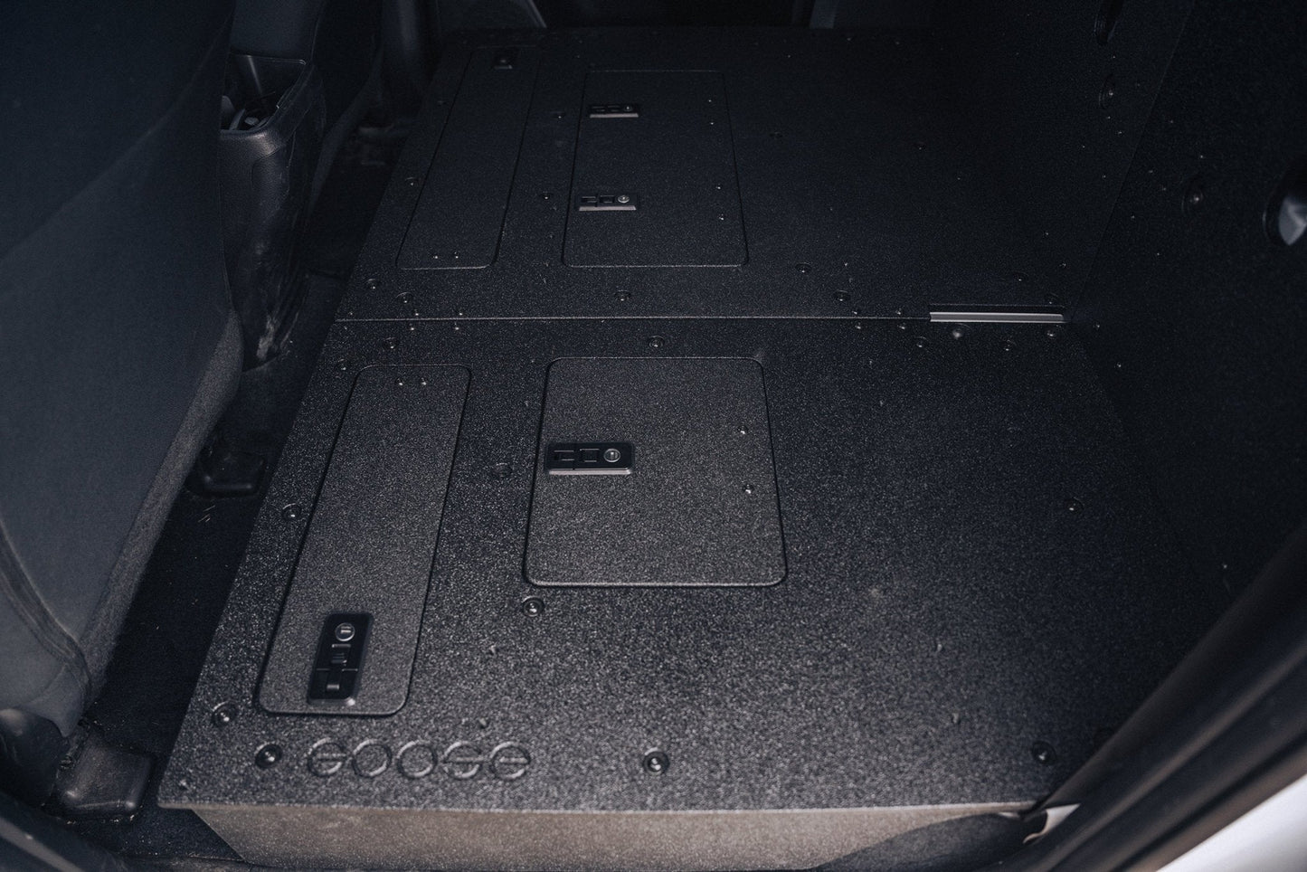 Toyota Tacoma 2005-2023 2nd and 3rd Gen Double Cab Version 2 - Second Row Seat Delete Plate System