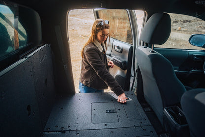 Toyota Tacoma 2005-2023 2nd and 3rd Gen Double Cab Version 2 - Second Row Seat Delete Plate System