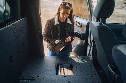 Toyota Tacoma 2005-2023 2nd and 3rd Gen Double Cab Version 2 - Second Row Seat Delete Plate System