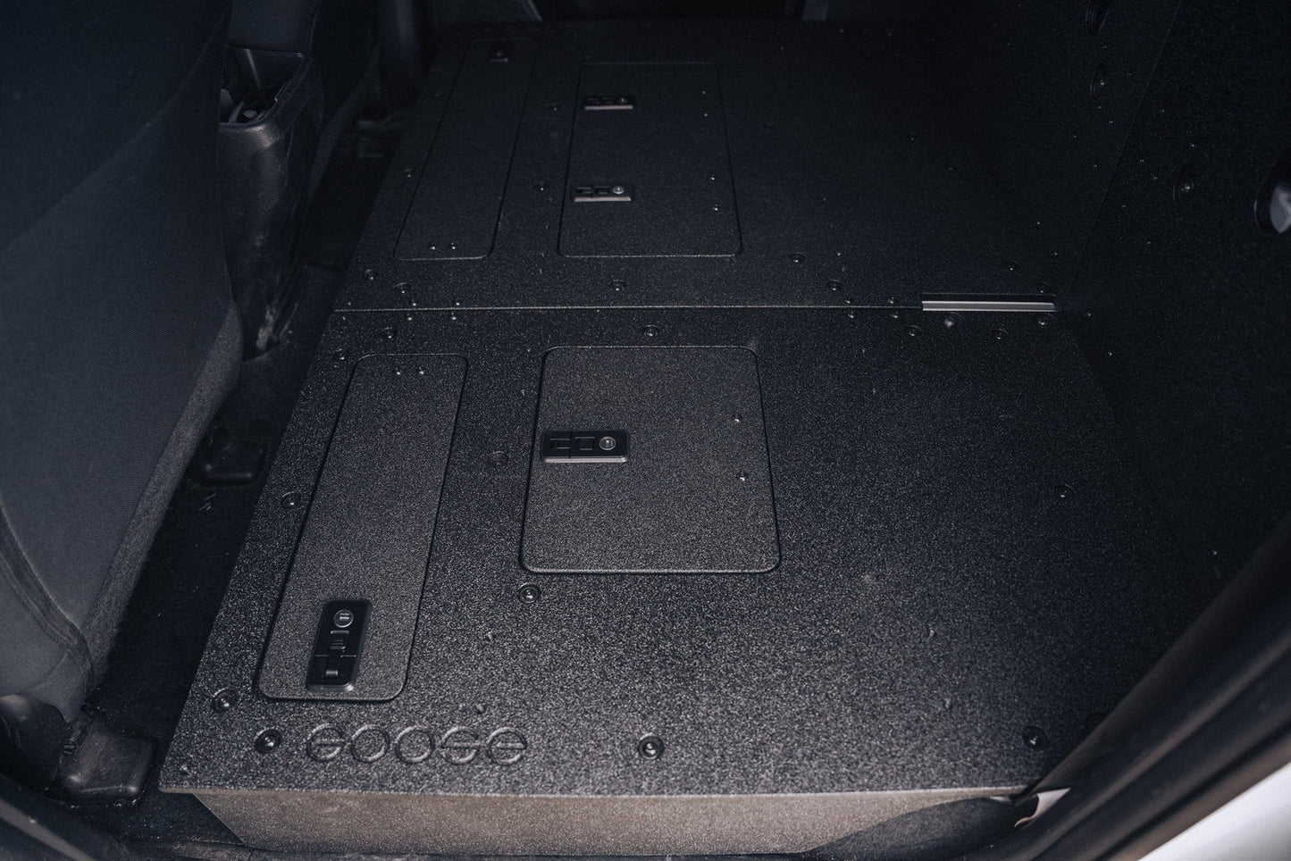 Toyota Tacoma 2005-2023 2nd and 3rd Gen Double Cab Version 2 - Second Row Seat Delete Plate System