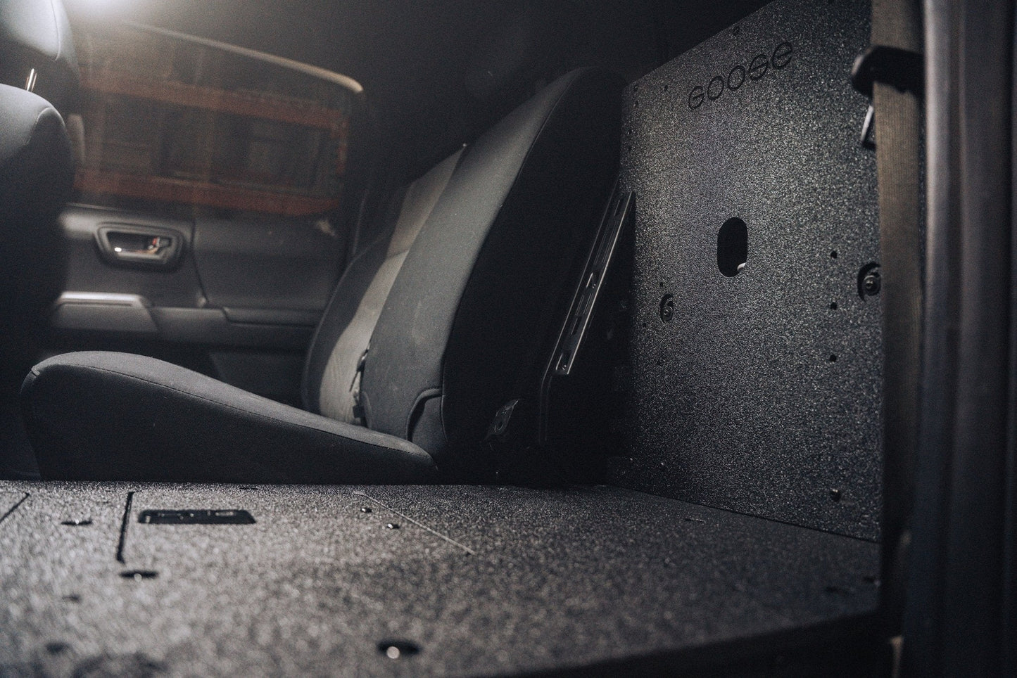 Toyota Tacoma 2005-2023 2nd and 3rd Gen Double Cab Version 2 - Second Row Seat Delete Plate System