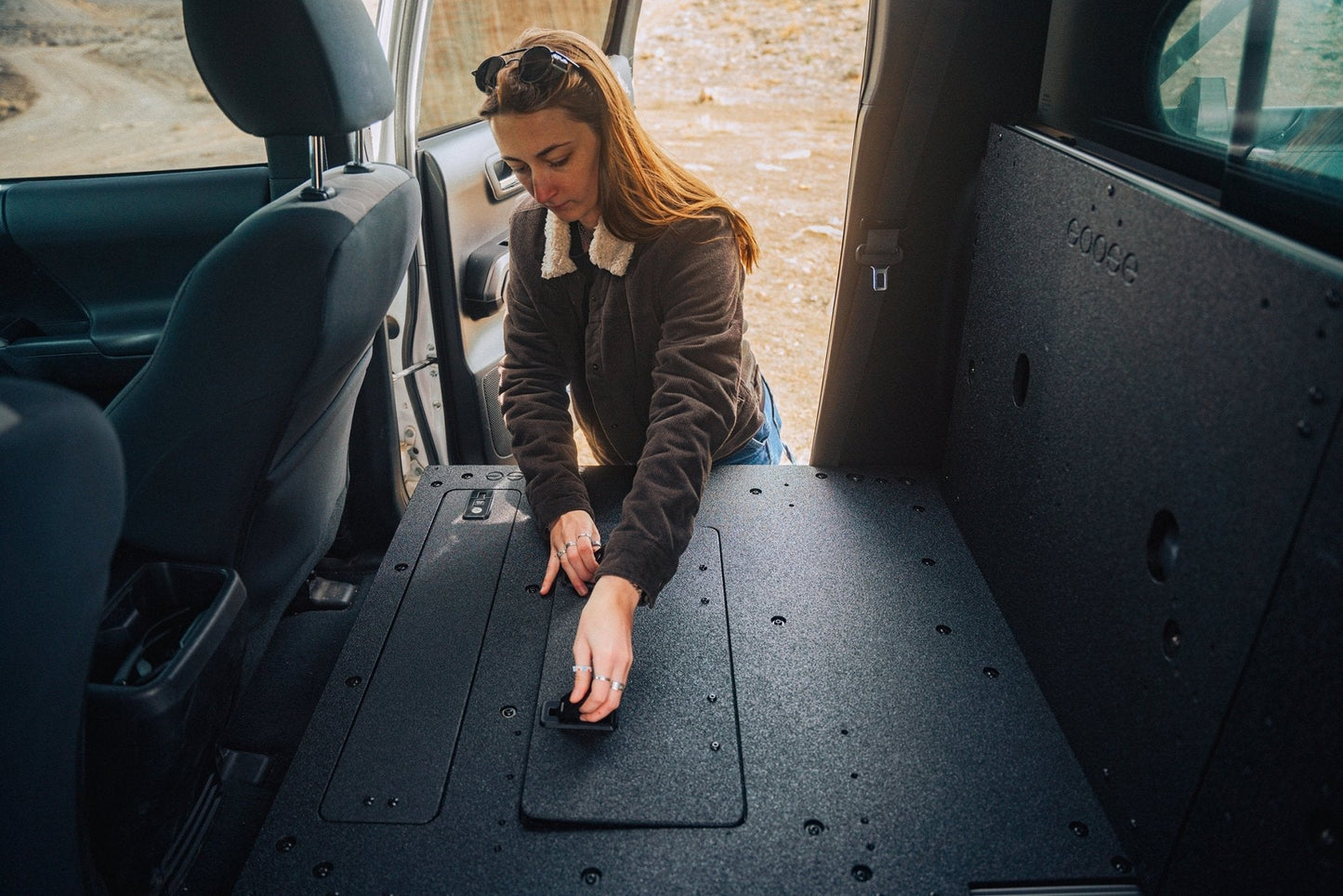 Toyota Tacoma 2005-2023 2nd and 3rd Gen Double Cab Version 2 - Second Row Seat Delete Plate System