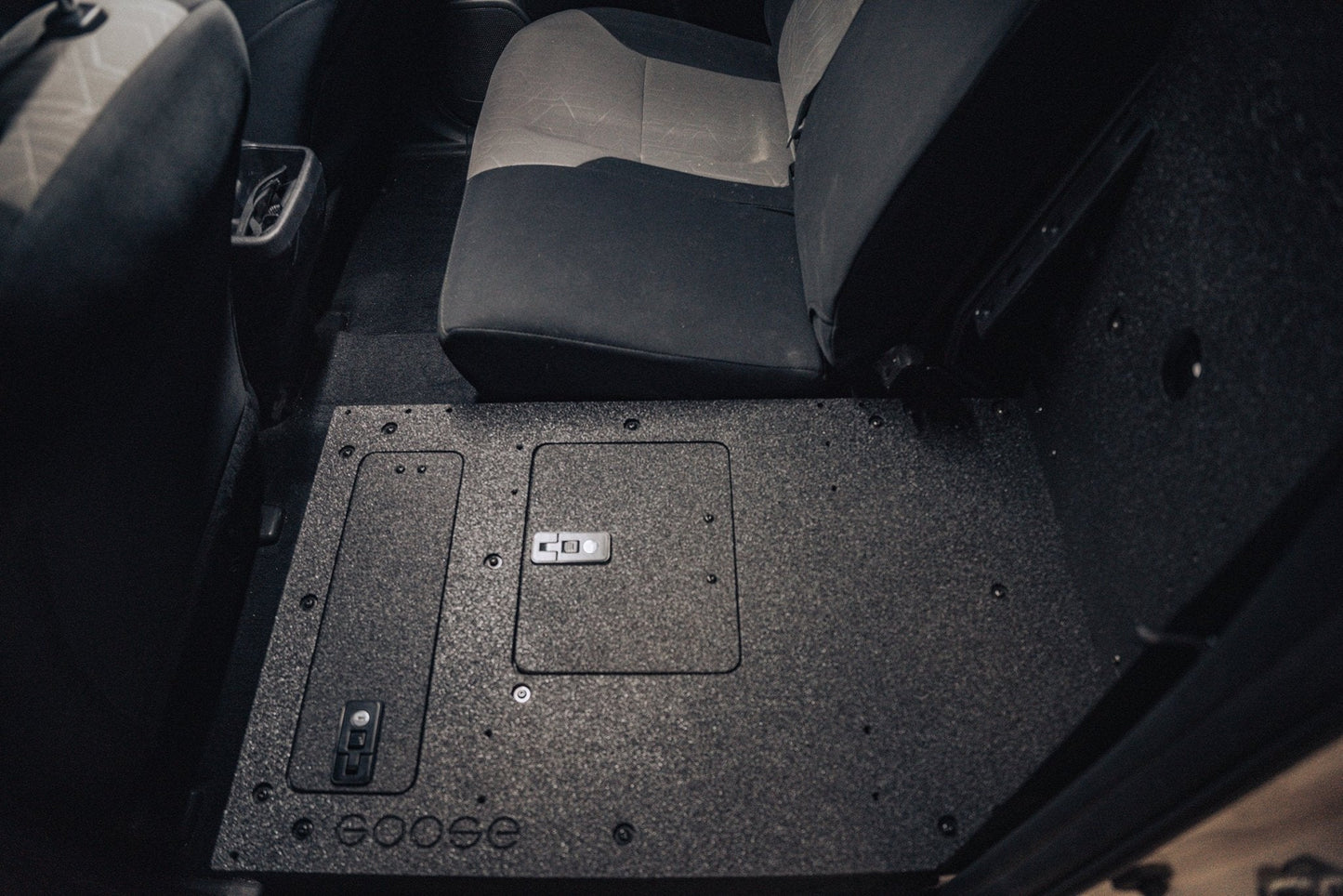 Toyota Tacoma 2005-2023 2nd and 3rd Gen Double Cab Version 2 - Second Row Seat Delete Plate System