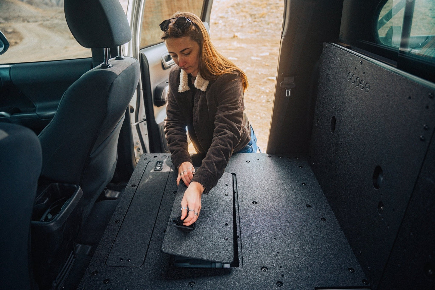 Toyota Tacoma 2005-2023 2nd and 3rd Gen Double Cab Version 2 - Second Row Seat Delete Plate System