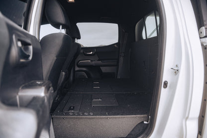Toyota Tacoma 2005-2023 2nd and 3rd Gen Double Cab Version 2 - Second Row Seat Delete Plate System