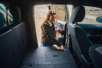 Toyota Tacoma 2005-2023 2nd and 3rd Gen Double Cab Version 2 - Second Row Seat Delete Plate System