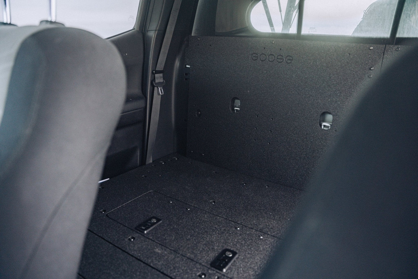 Toyota Tacoma 2005-2023 2nd and 3rd Gen Double Cab Version 2 - Second Row Seat Delete Plate System