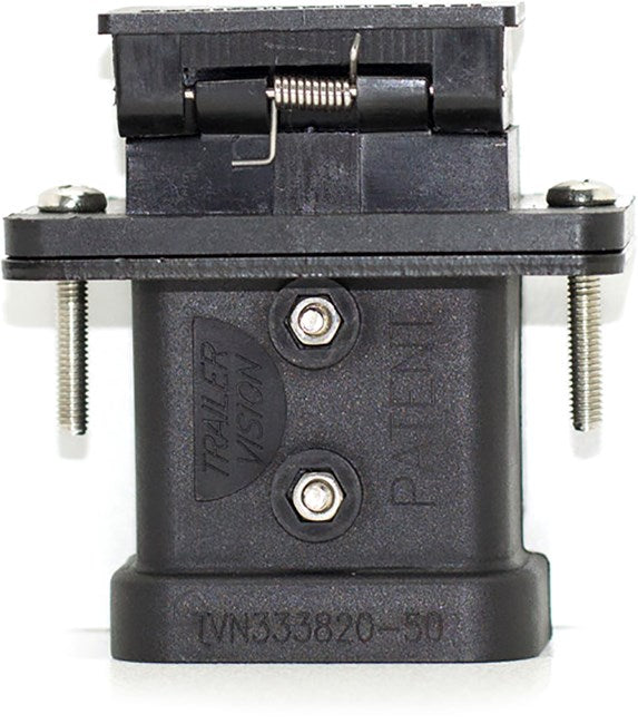Trailer Vision Flush Panel Mount Enclosure and Cover for Anderson SB50 Series Connectors