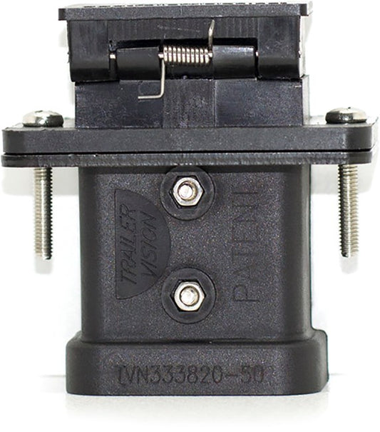 Trailer Vision Flush Panel Mount Enclosure and Cover for Anderson SB50 Series Connectors