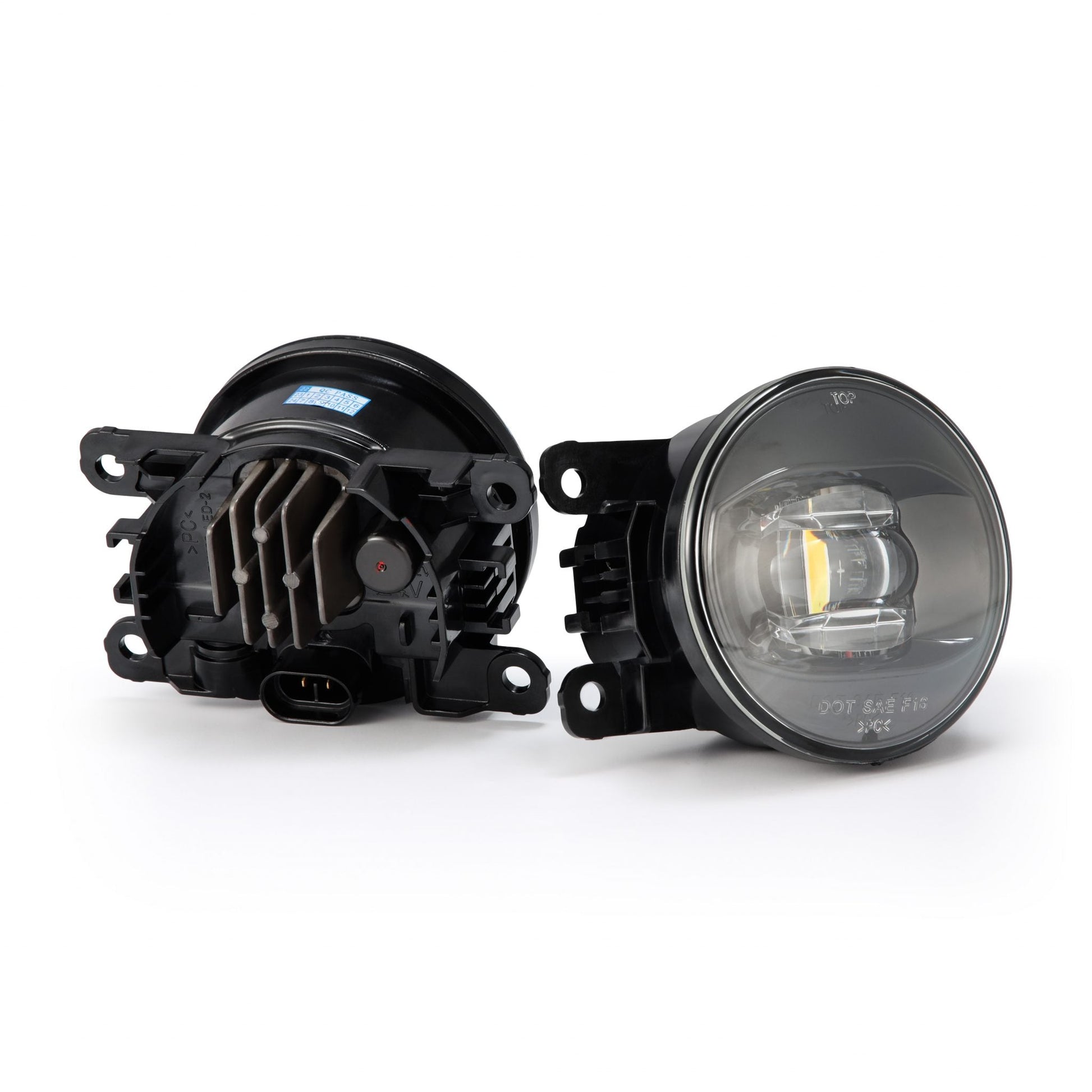 Universal Acura/Ford/Honda/Jaguar/Lincoln/Mitsubishi/Nissan/Subaru DoubleTap Dual Color LED Projector Fog Lights | AlphaRex