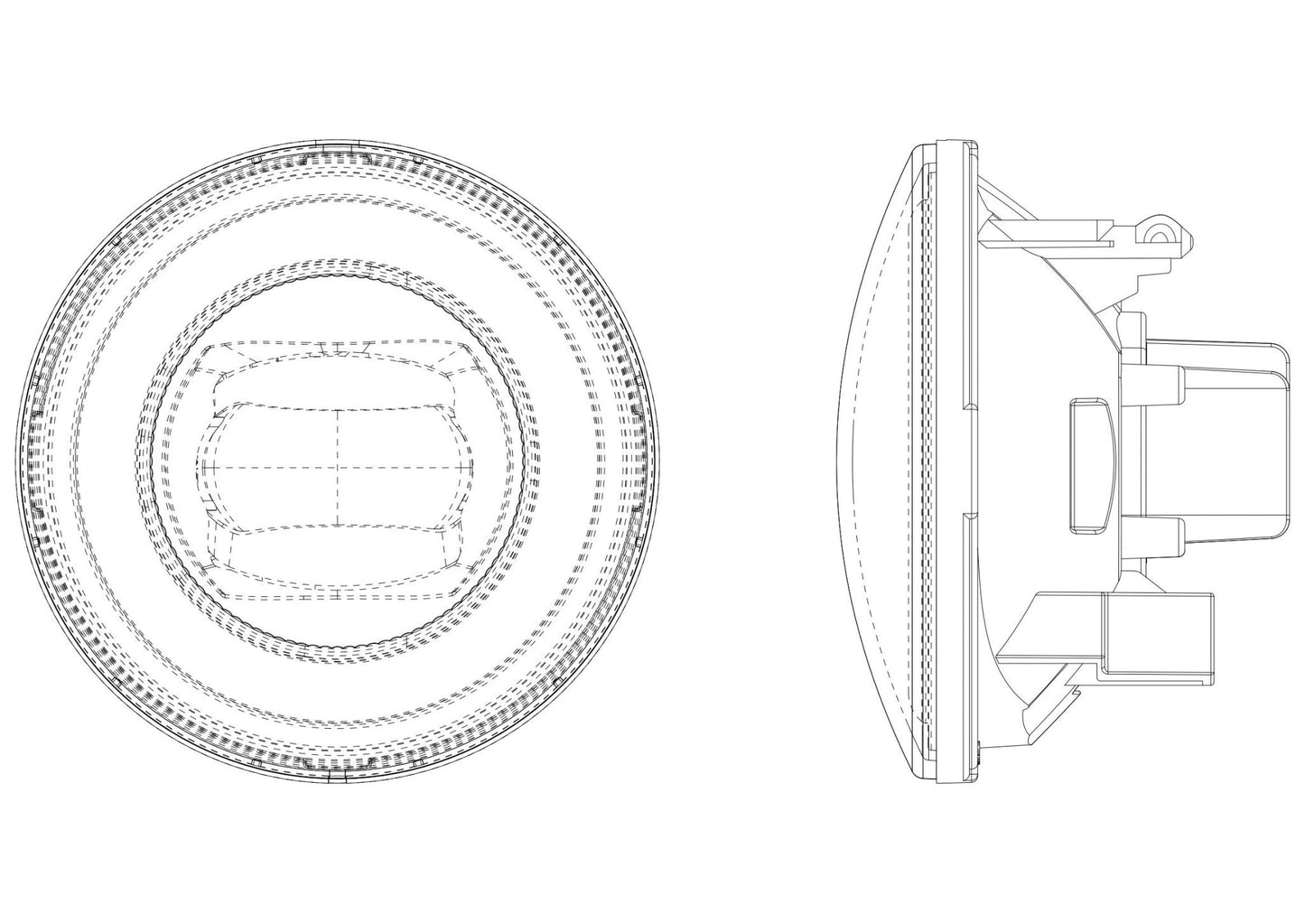 Universal Chevrolet/GMC/Pontiac DoubleTap Dual Color LED Projector Fog Lights | AlphaRex
