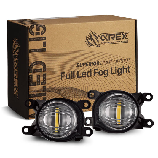 Universal Toyota/Lexus DoubleTap Dual Color LED Projector Fog Lights | AlphaRex