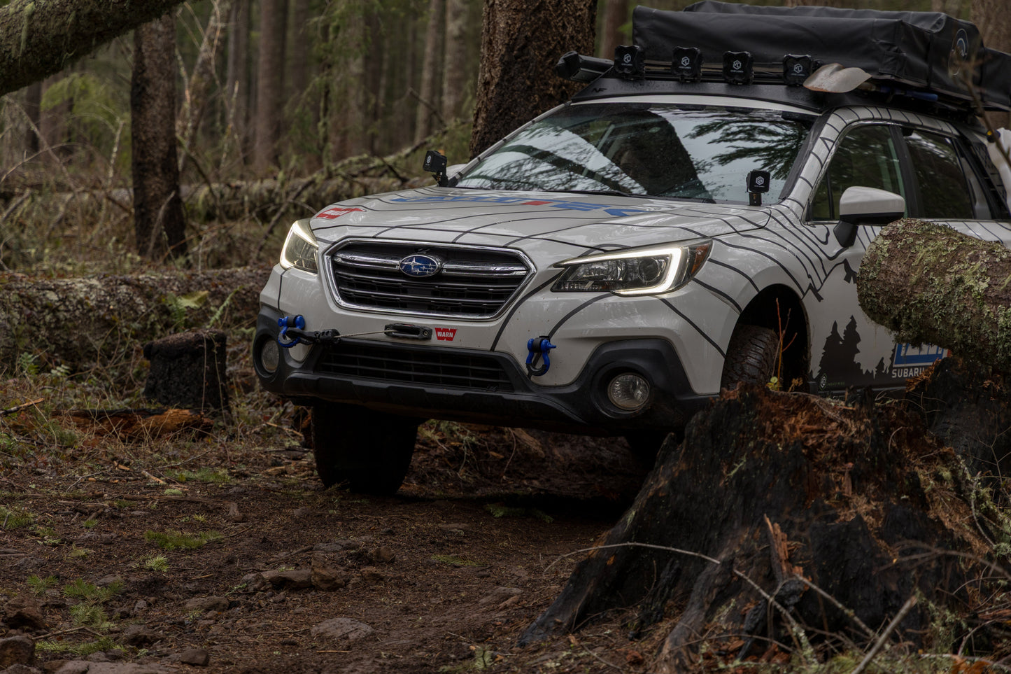 Hidden Winch Mount - Fits 2015-2019 Subaru Outback