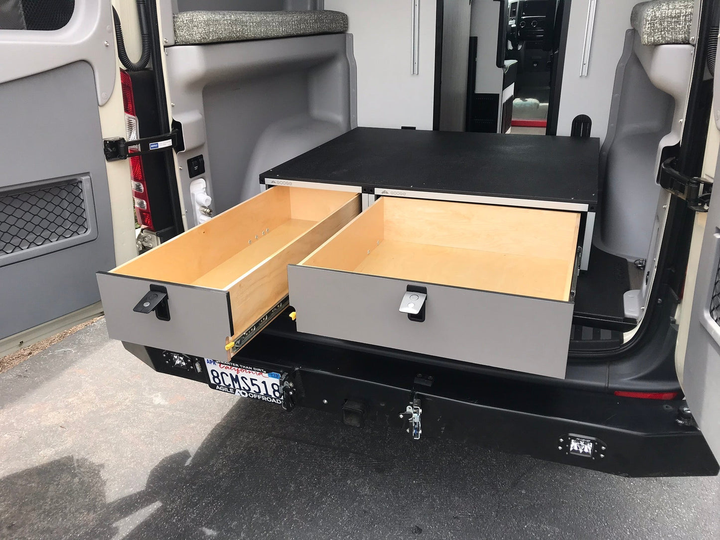 Winnebago Revel 2017-2020 - Side x Side Base Drawer System