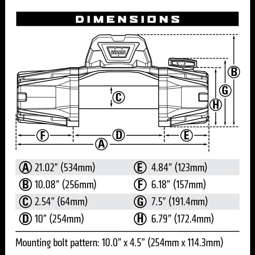 Warn VR EVO 12-S WINCH