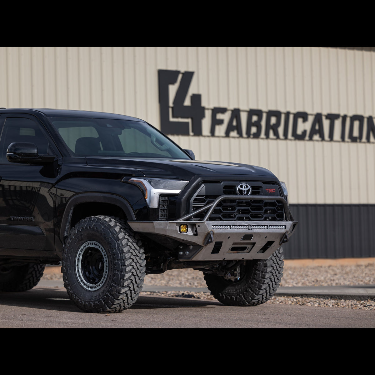 Tundra Overland Series Front Bumper / 3rd Gen / 2022+ | Low-Height Bull Bar | Raw - Unfinished