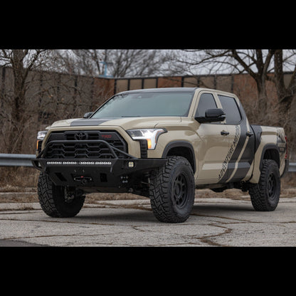 Tundra Overland Series Front Bumper / 3rd Gen / 2022+ | Low-Height Bull Bar | Raw - Unfinished