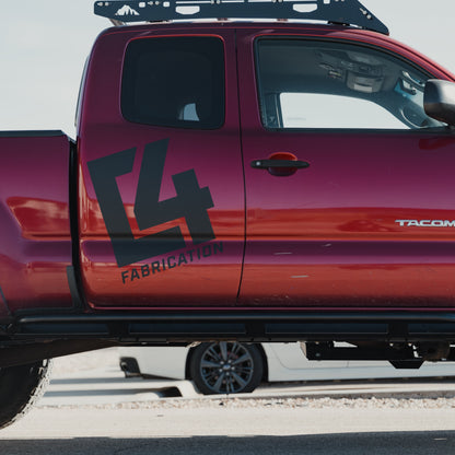 Tacoma Rock Runner Sliders / 2nd & 3rd Gen / 2005-2023 | Access Cab Long Bed or Double Cab Short Bed | Raw - Unfinished